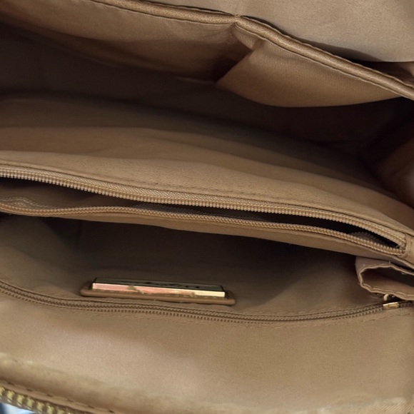 Miztique Daisy Cork Convertible Backpack Purse in a natural tan color - Picture 16 of 16